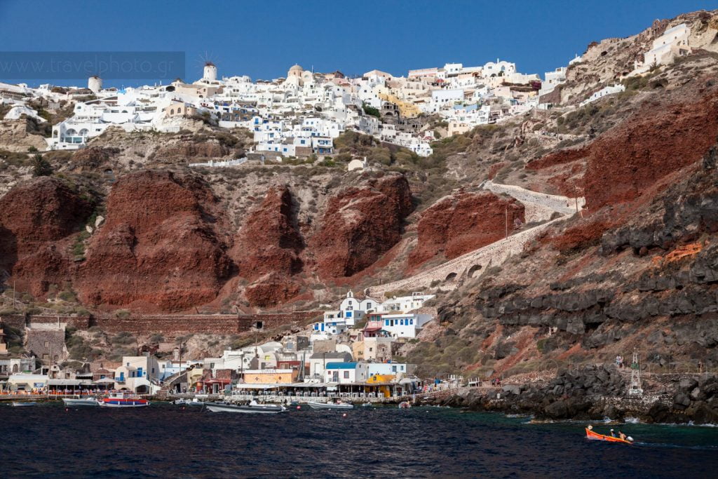 Οία και Αμμούδι, Santorini island